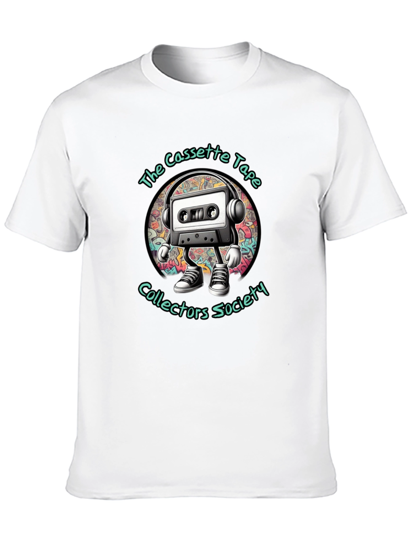 Cassette Tape Collectors Society Black Graphic Tee