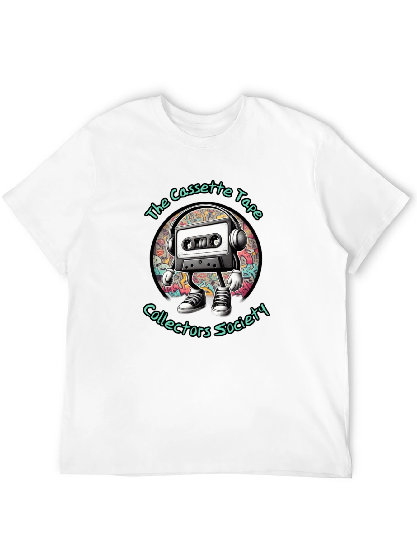 Cassette Tape Collectors Society Black Graphic Tee