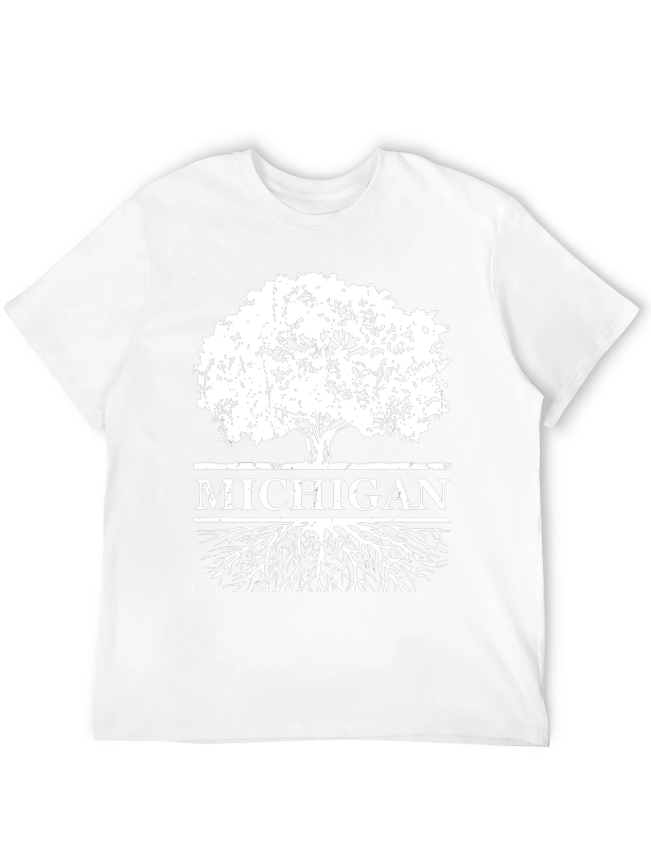 Michigan Tree Roots T-Shirt - Black
