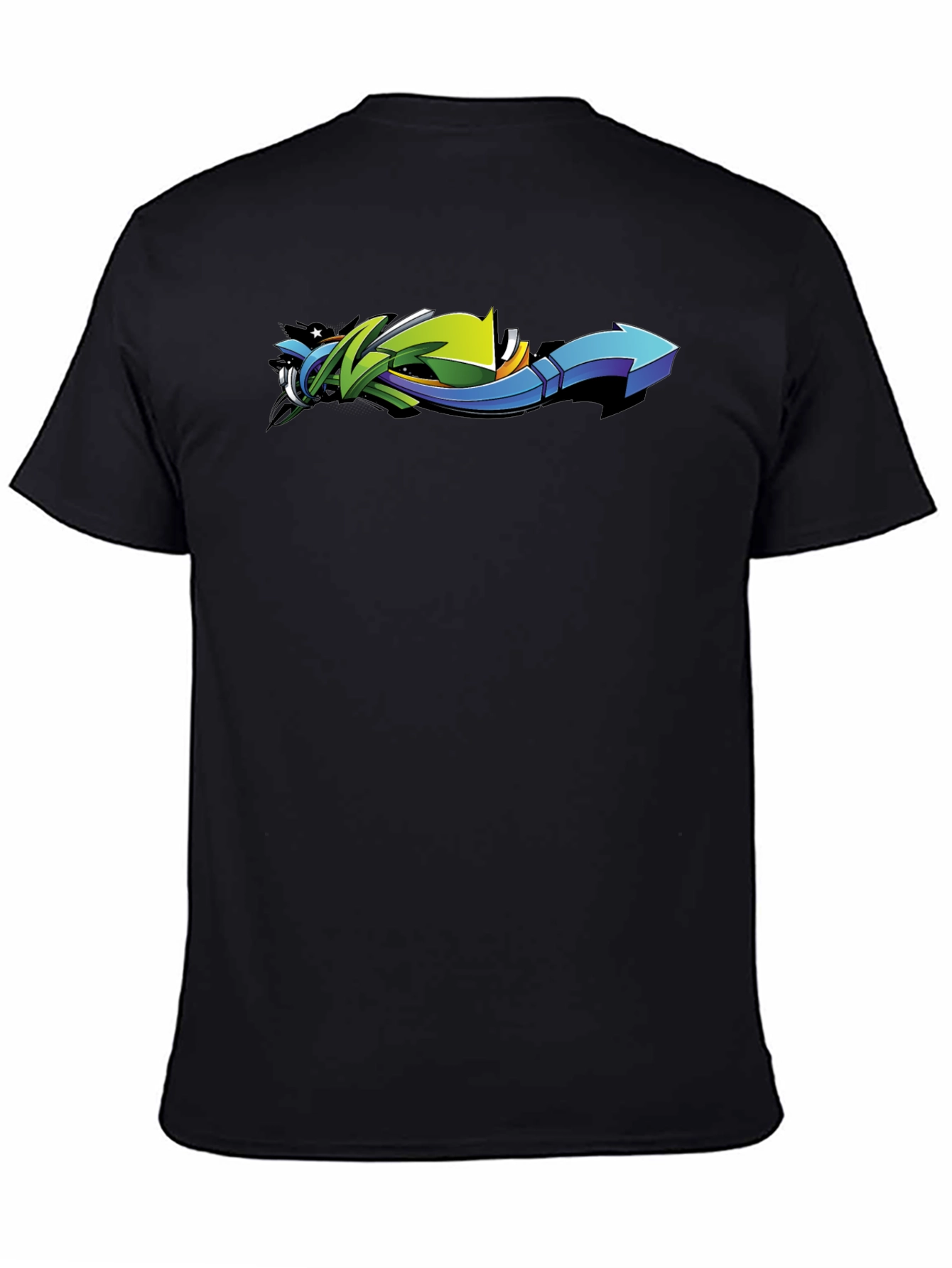 Cool Arrow Graphic Tee - Urban Style Black T-Shirt