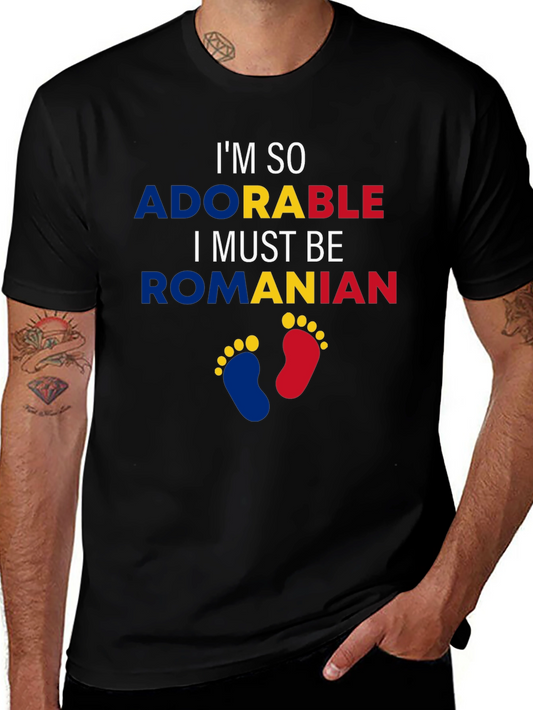 Adorable Romanian T-Shirt Funny Novelty Tee