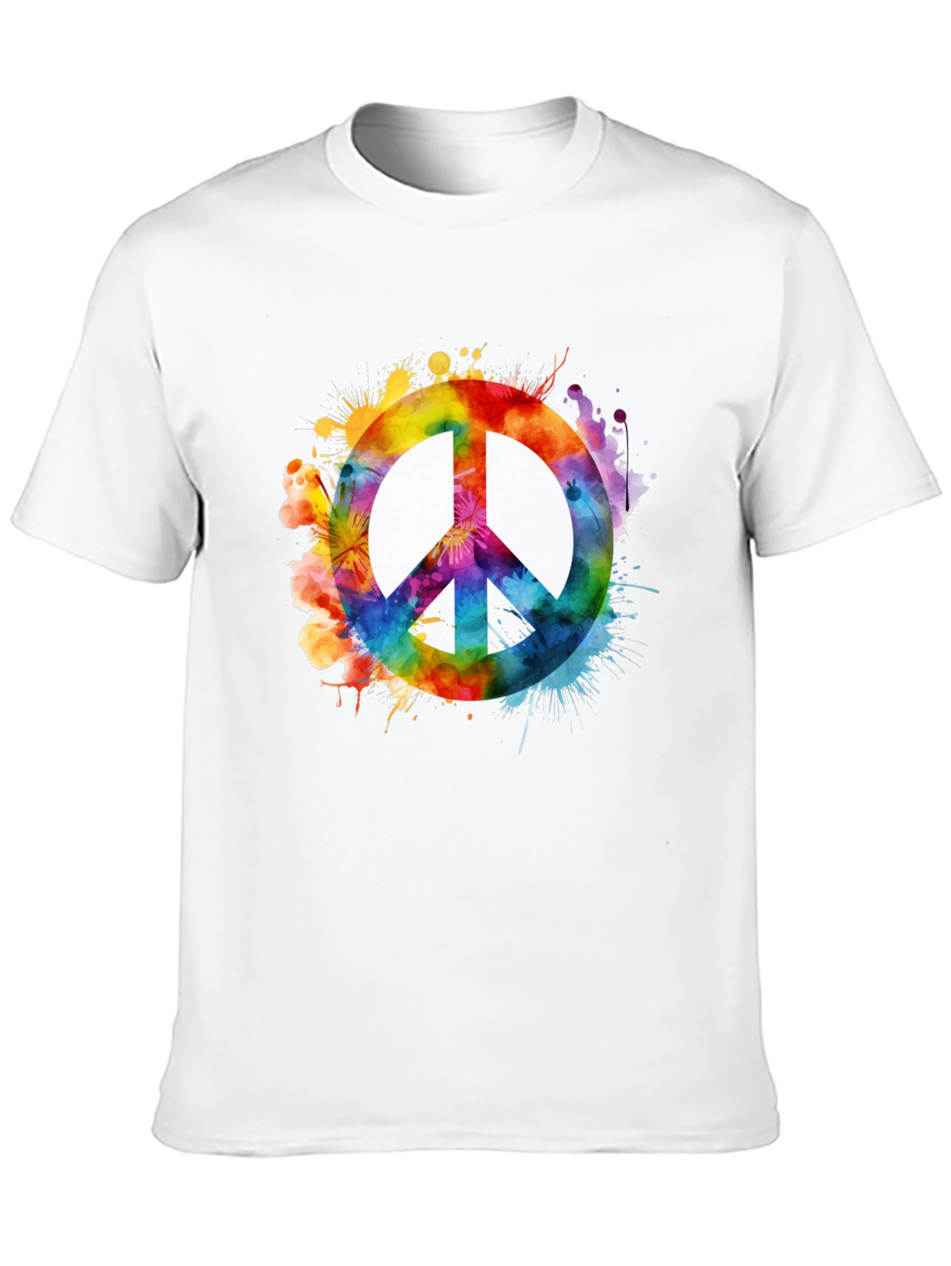 Rainbow Peace Sign T-Shirt
