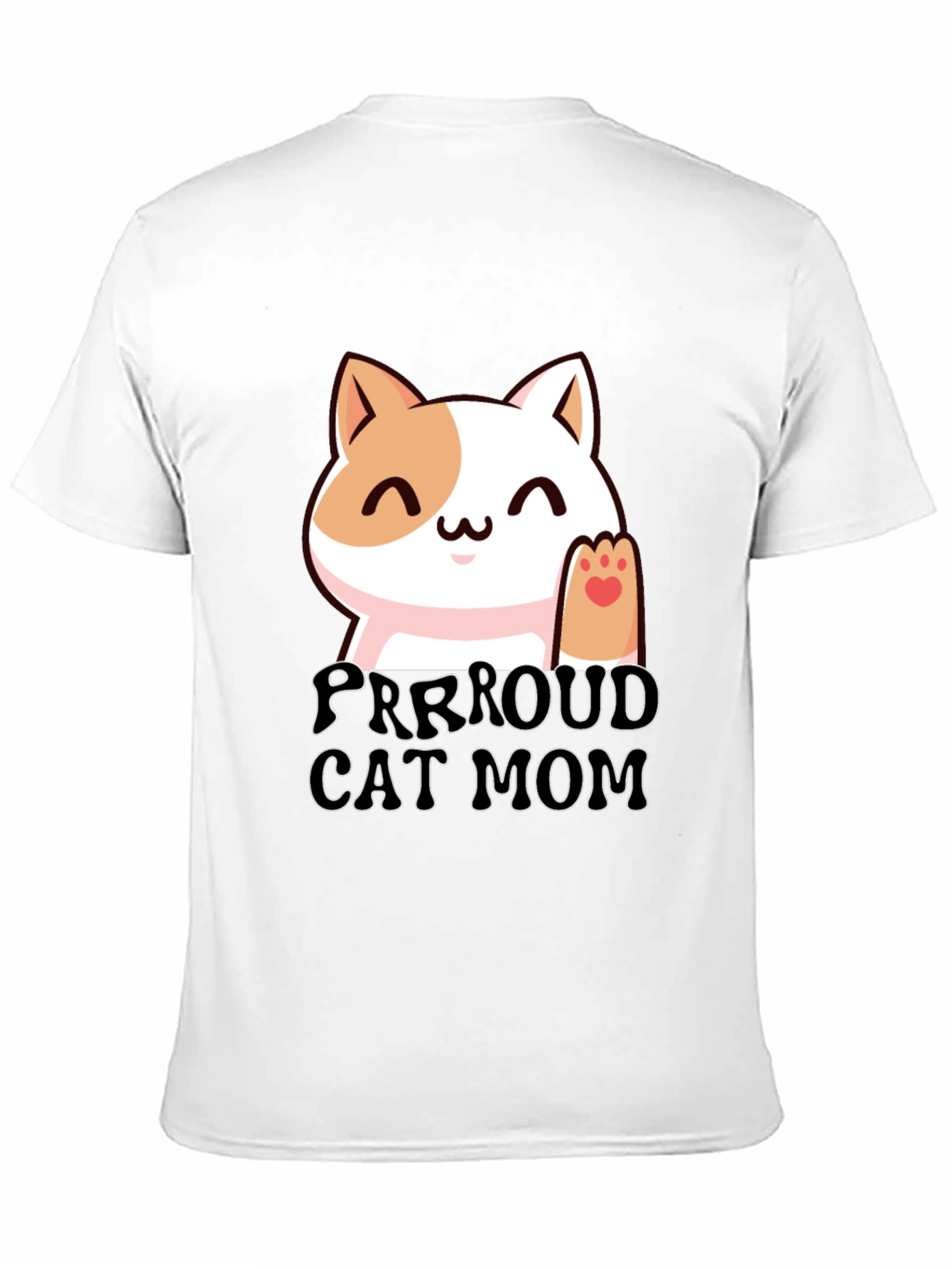 Purrroud Cat Mom T-Shirt - Cute Kitten Tee