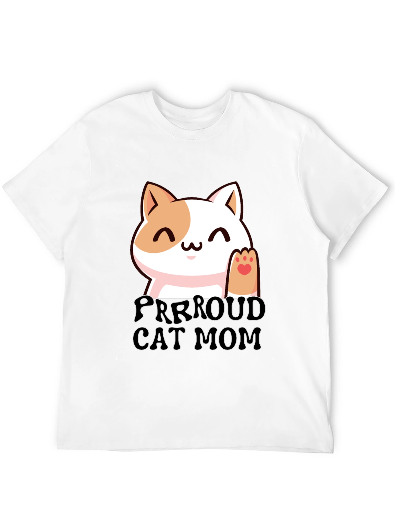 Purrroud Cat Mom T-Shirt - Cute Kitten Tee