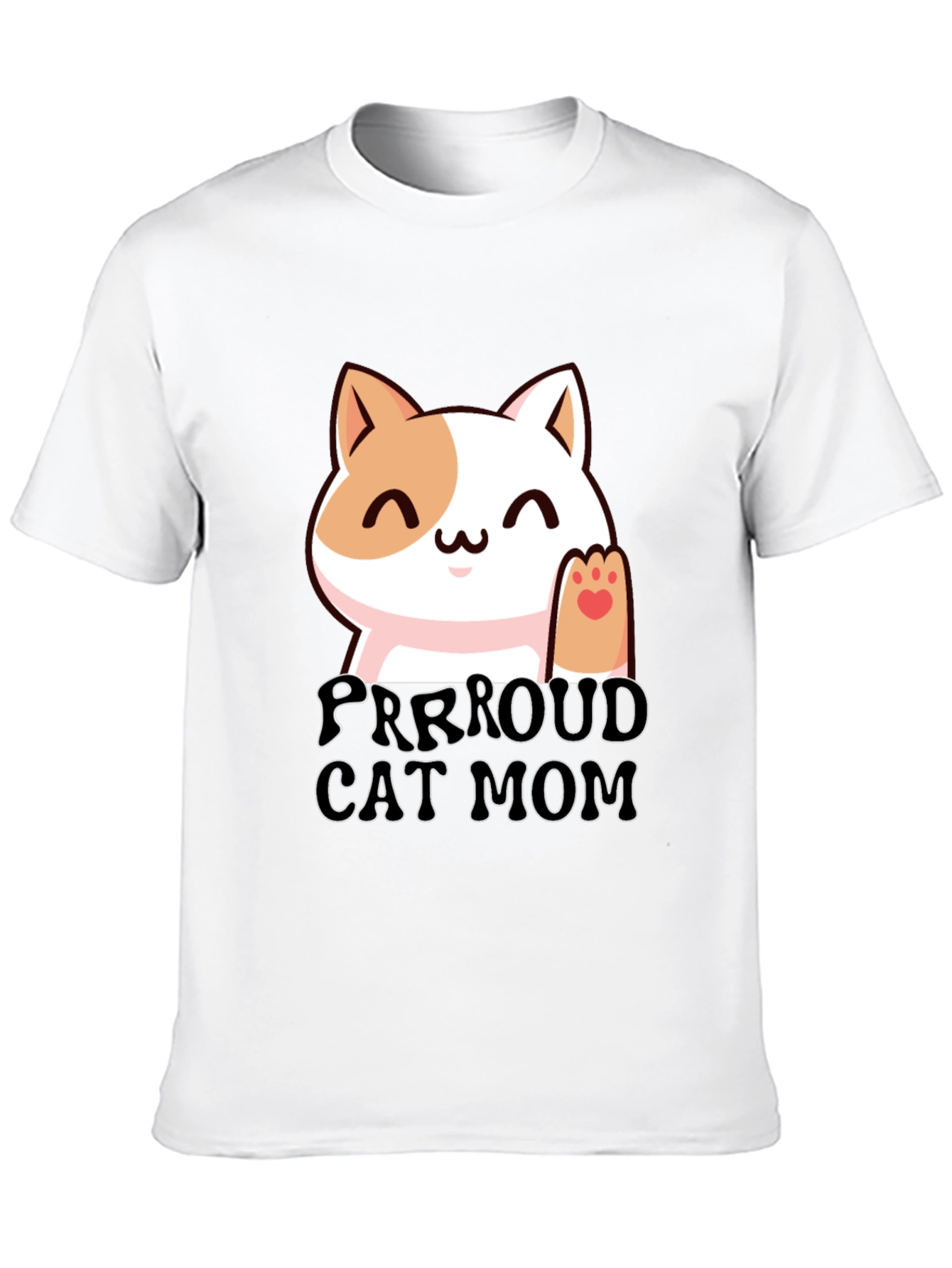 Purrroud Cat Mom T-Shirt - Cute Kitten Tee