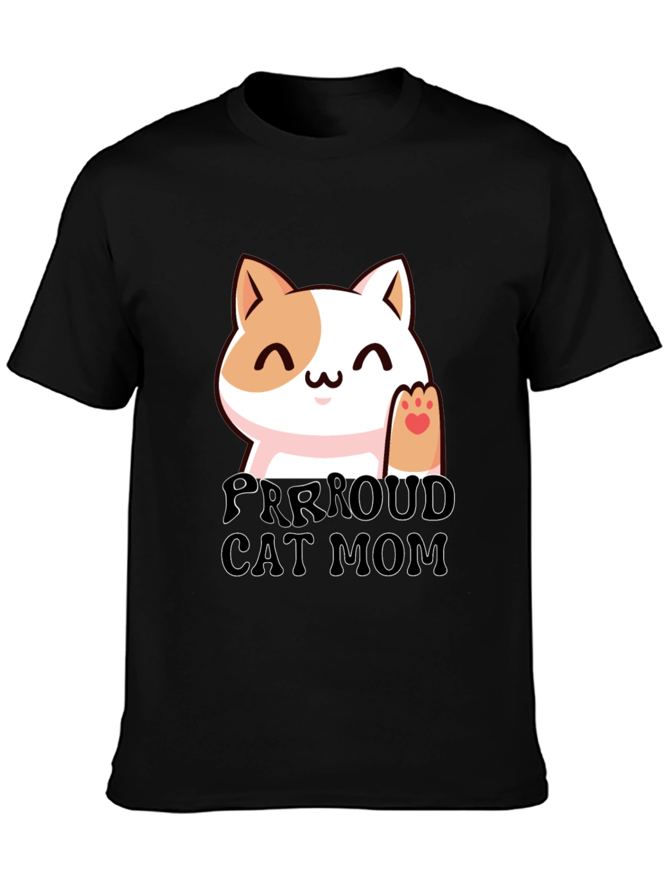 Purrroud Cat Mom T-Shirt - Cute Kitten Tee
