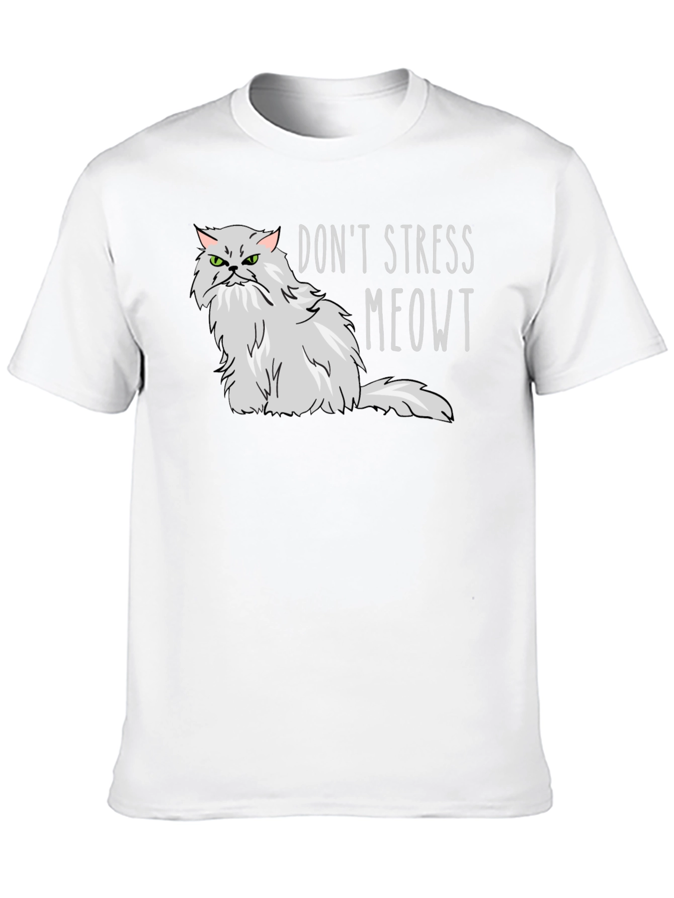 Dont Stress Meowt T-Shirt - Grumpy Cat Tee