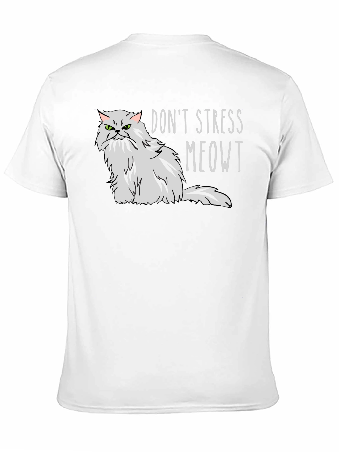 Dont Stress Meowt T-Shirt - Grumpy Cat Tee