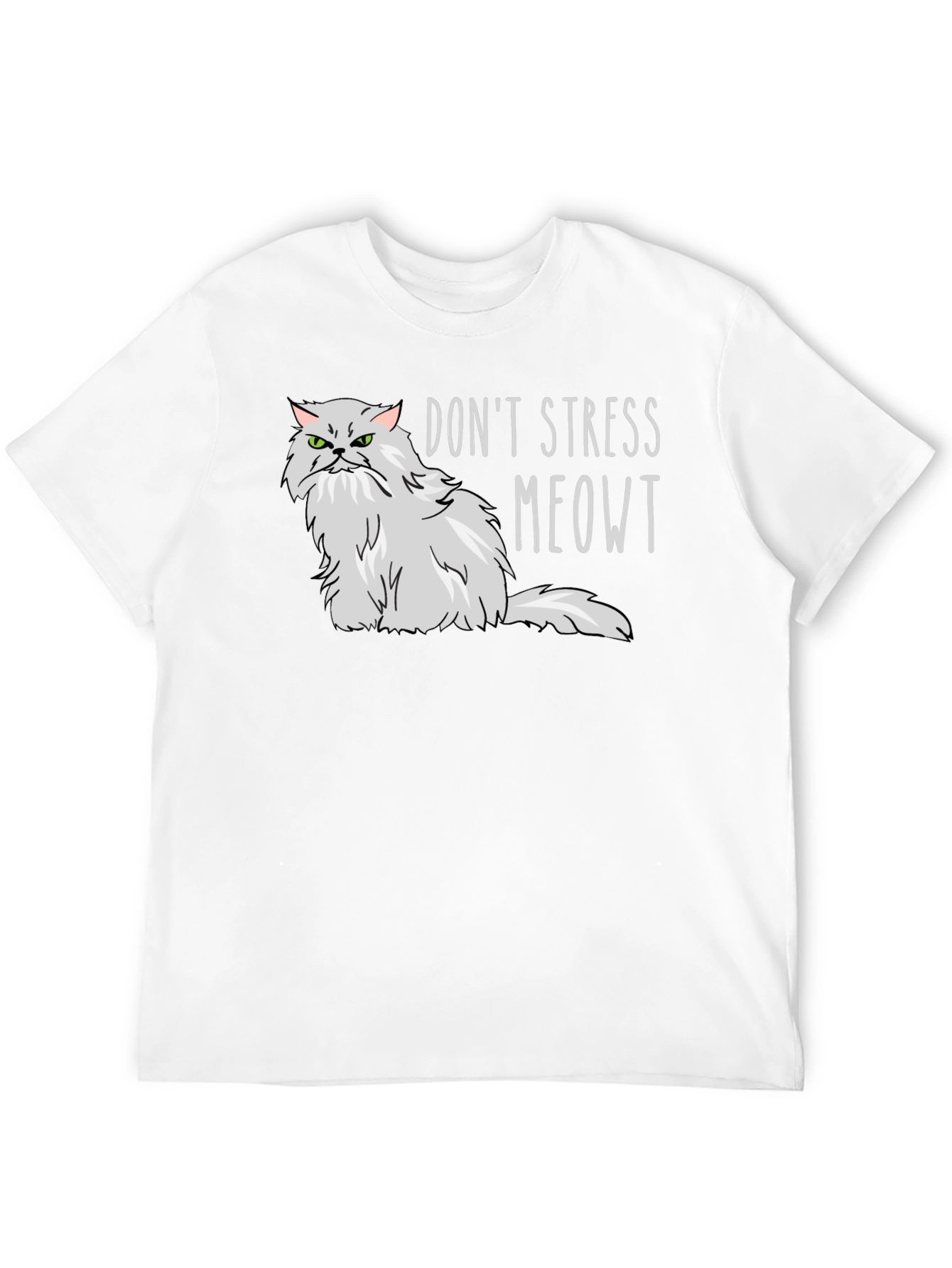 Dont Stress Meowt T-Shirt - Grumpy Cat Tee