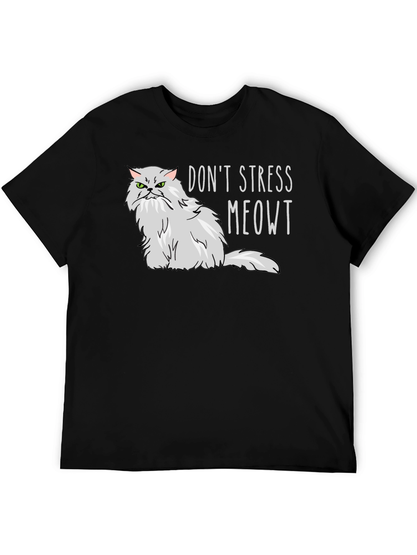 Dont Stress Meowt T-Shirt - Grumpy Cat Tee