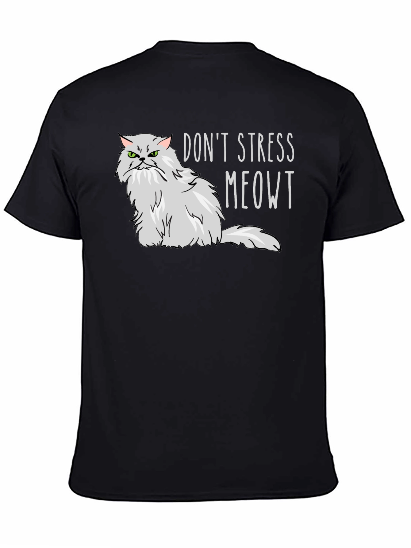 Dont Stress Meowt T-Shirt - Grumpy Cat Tee