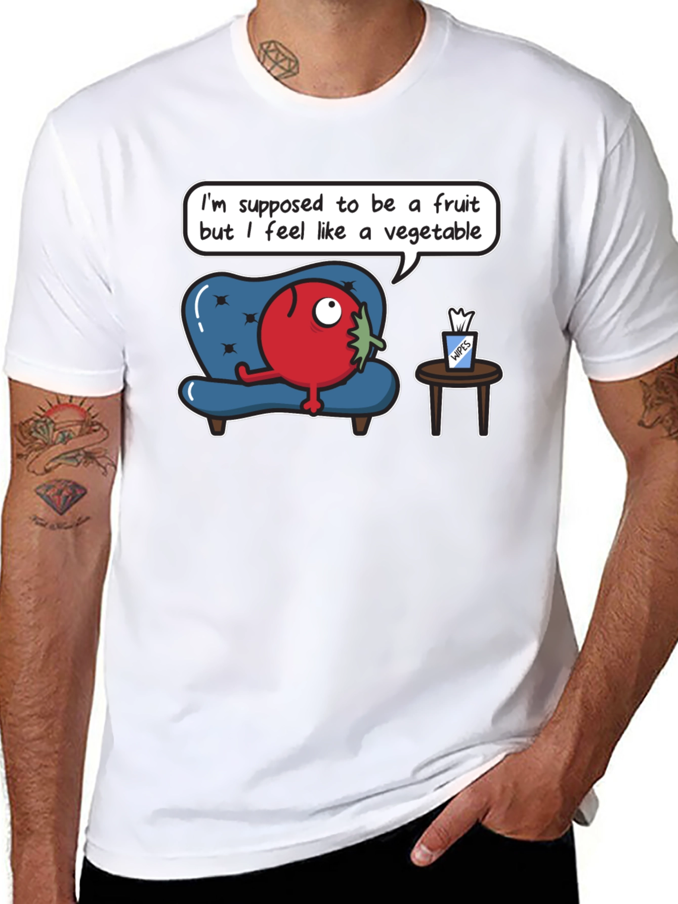 Funny Tomato T-Shirt - Fruit or Vegetable?