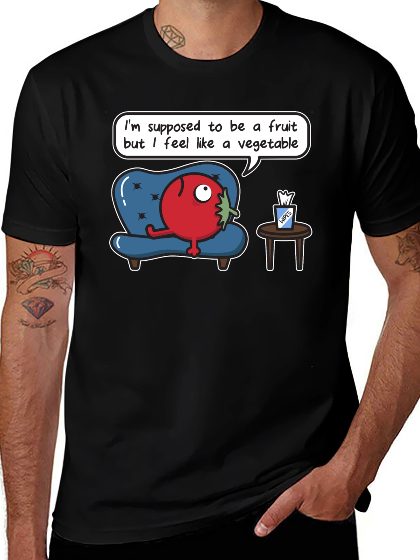 Funny Tomato T-Shirt - Fruit or Vegetable?