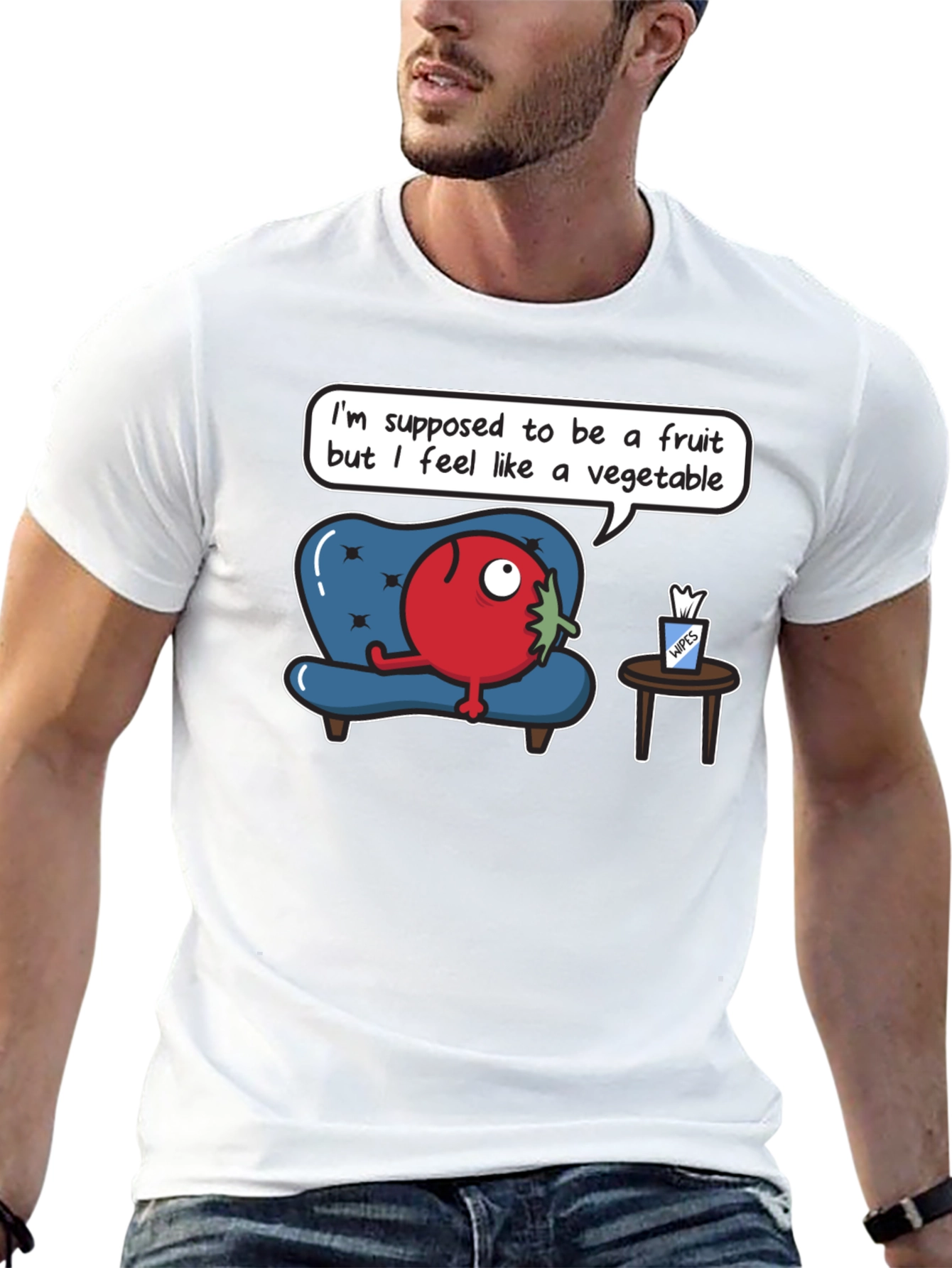 Funny Tomato T-Shirt - Fruit or Vegetable?