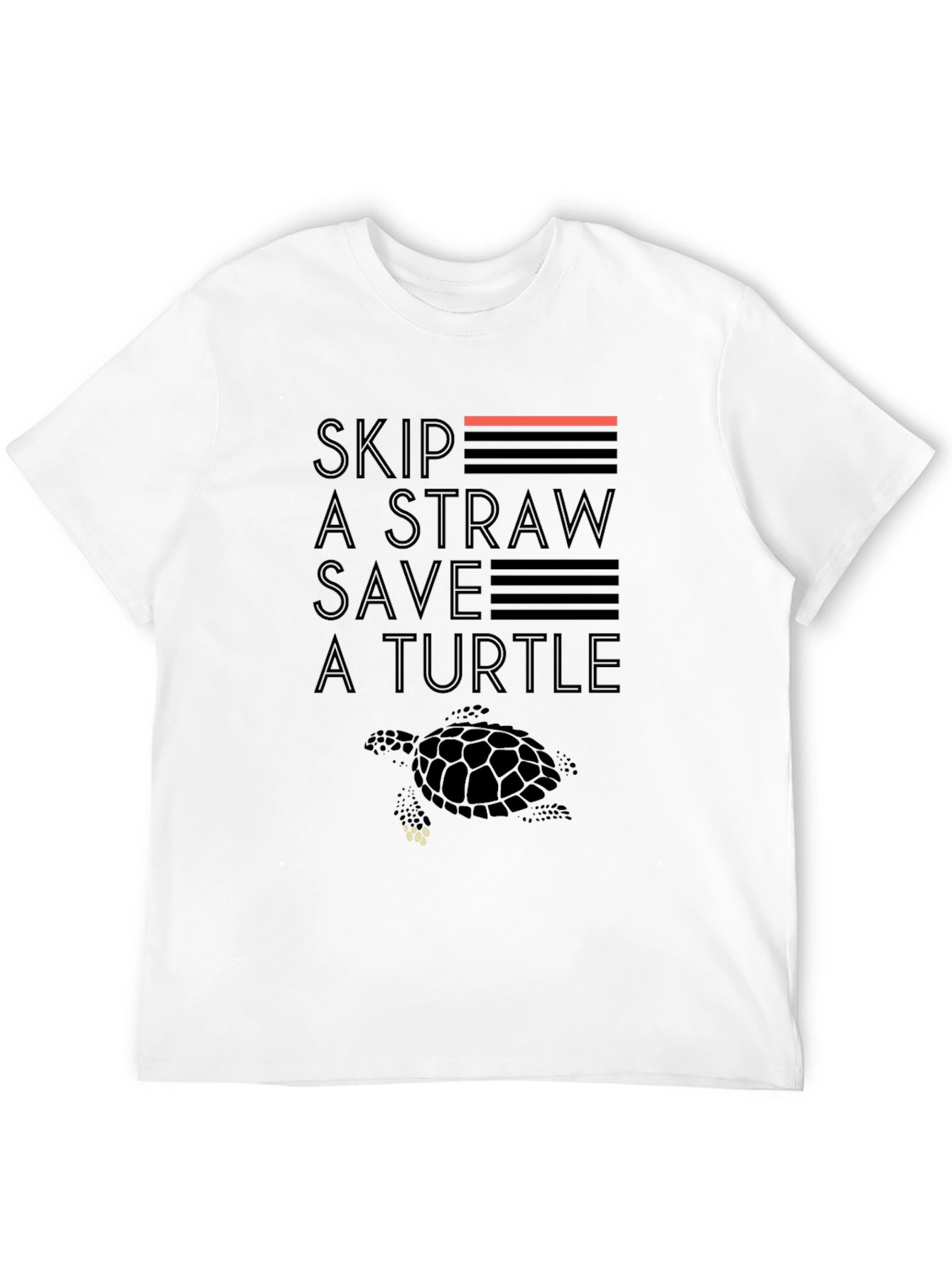 Skip a Straw Save a Turtle Graphic Tee
