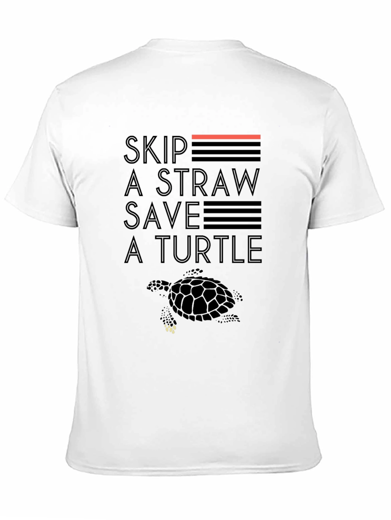 Skip a Straw Save a Turtle Graphic Tee