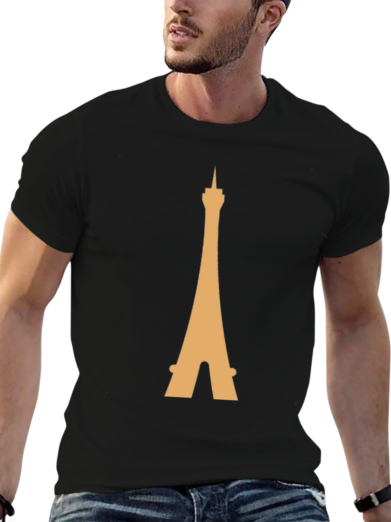Black Blackpool Tower Graphic Tee
