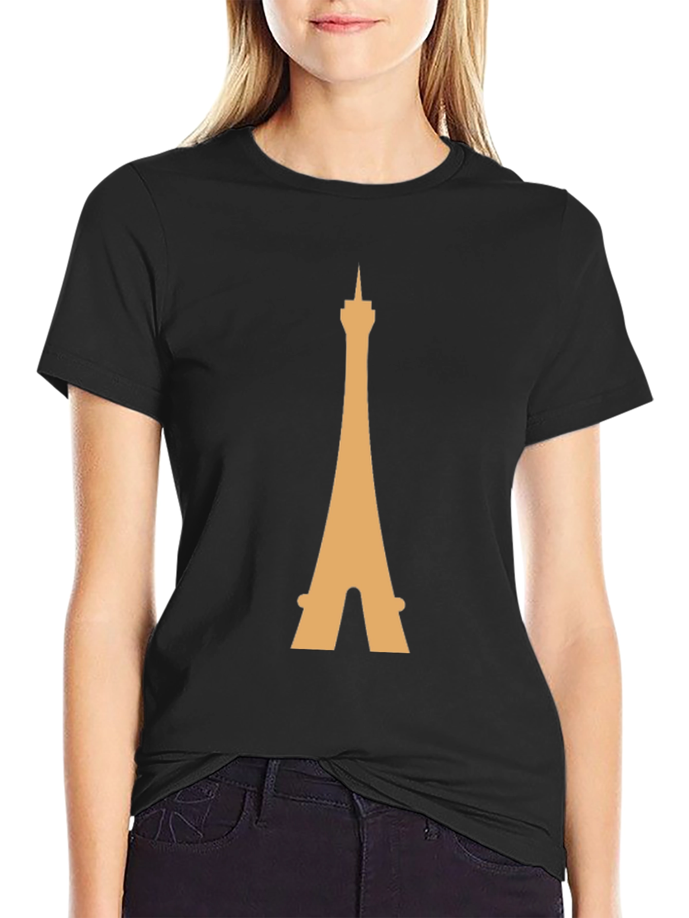 Black Blackpool Tower Graphic Tee