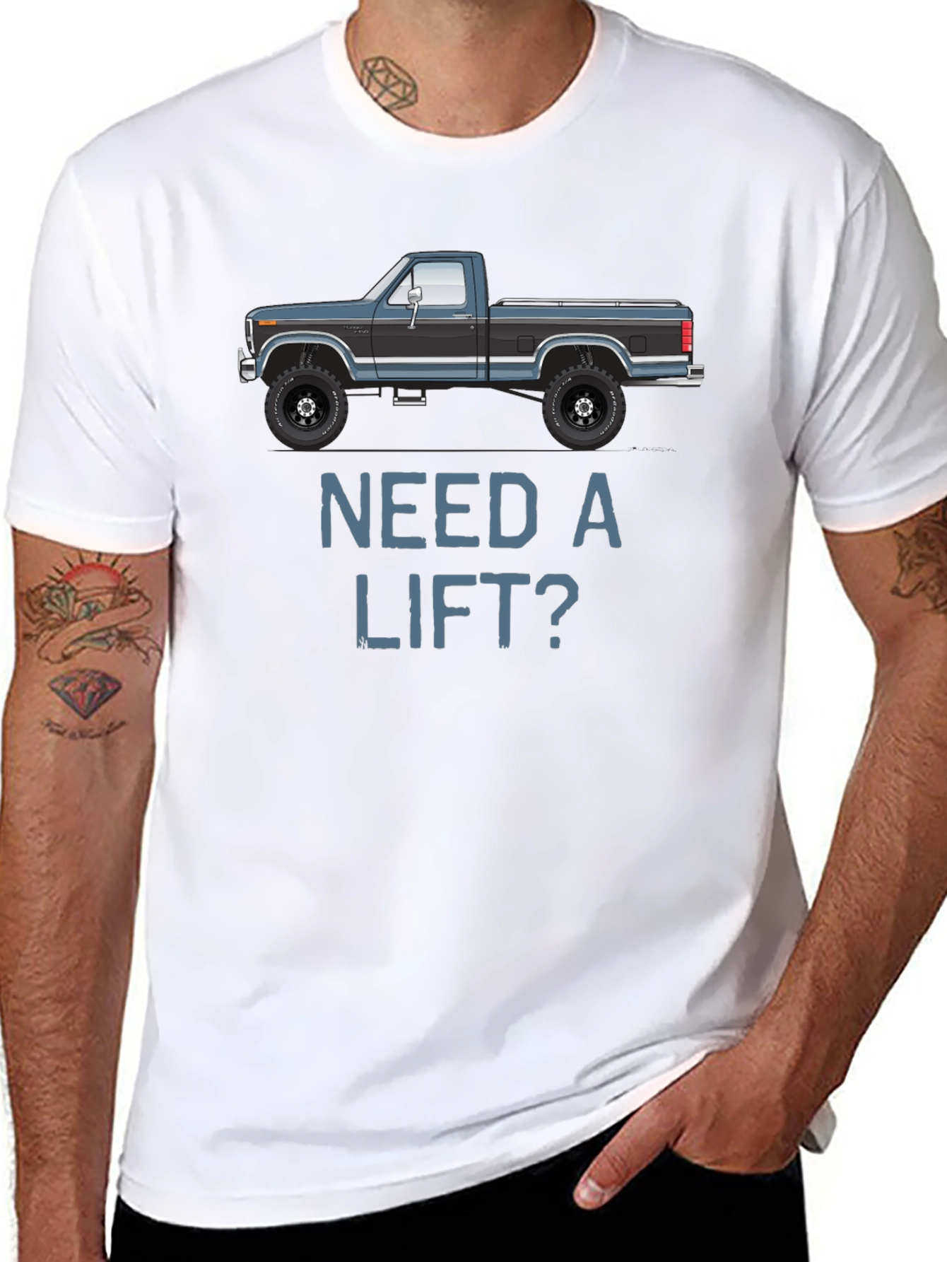 Need a Lift? Classic Truck Graphic Tee