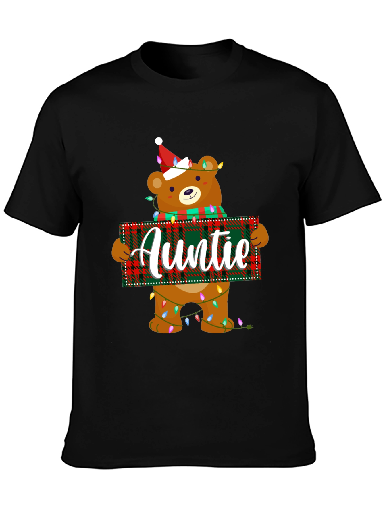 Auntie Christmas Bear T-Shirt