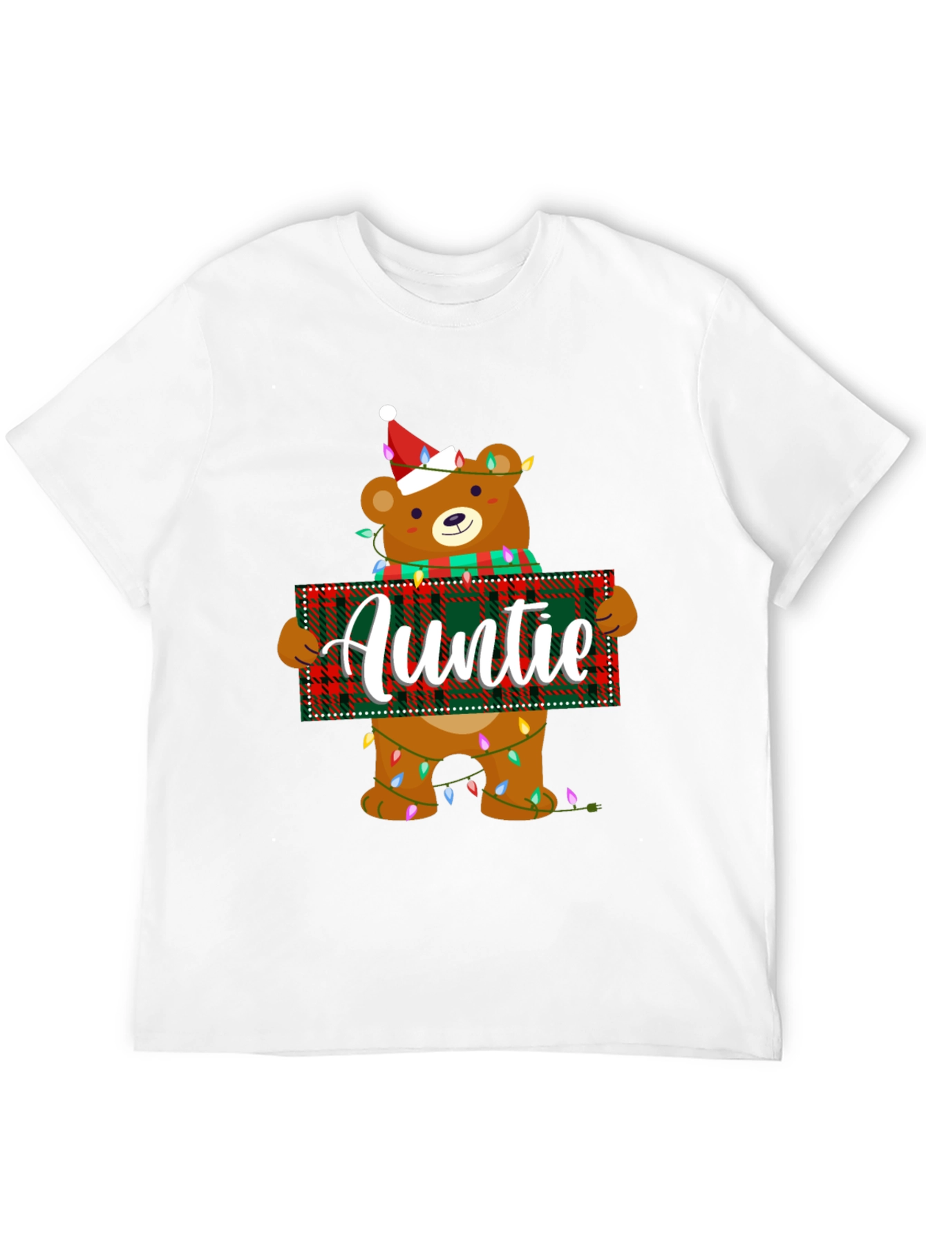 Auntie Christmas Bear T-Shirt