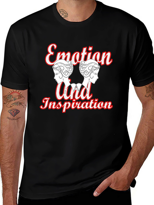 Emotion and Inspiration Graphic Tee - Trendy Unisex T-Shirt