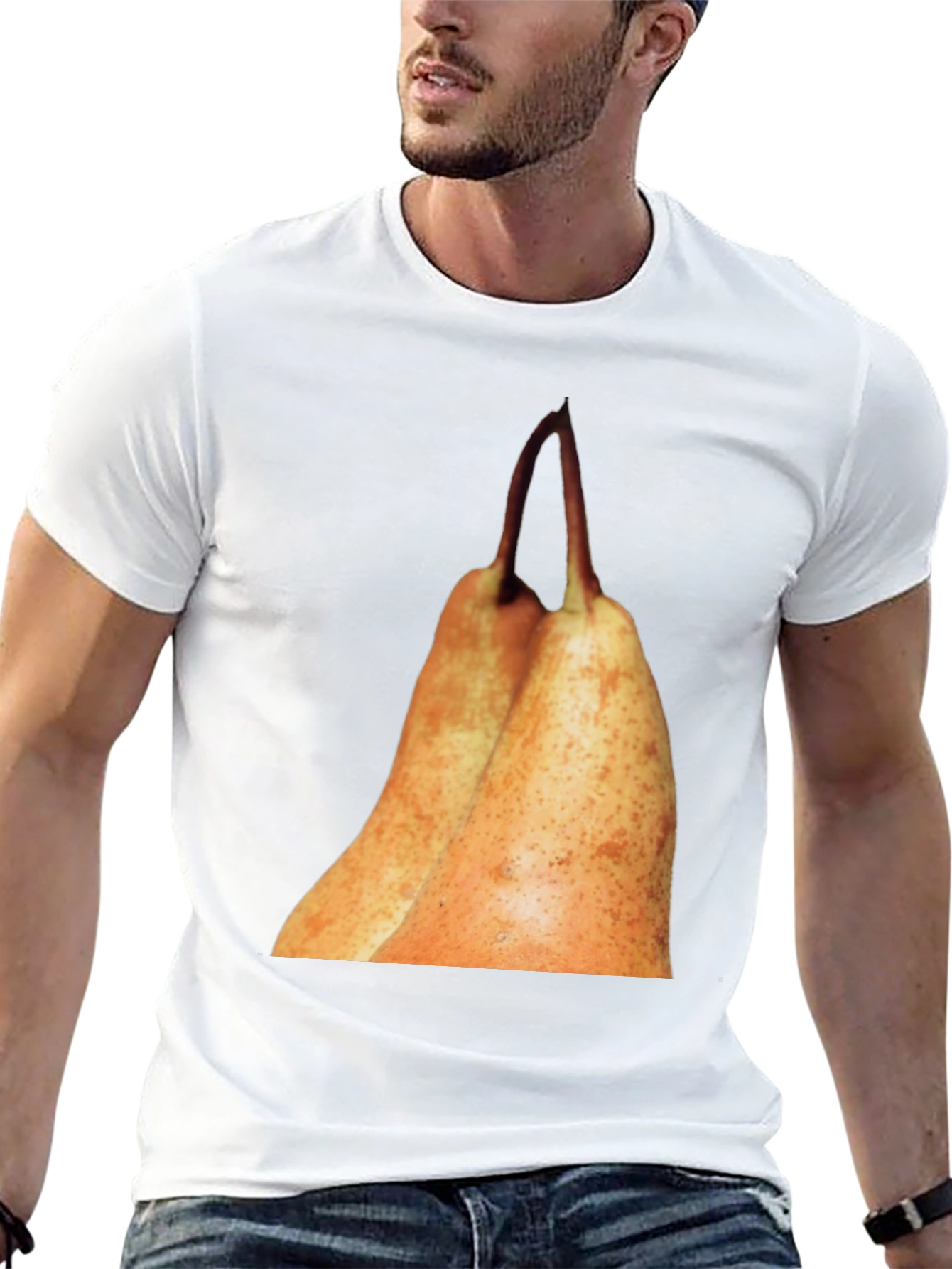 Pears Graphic Tee - Unique Fruit Design