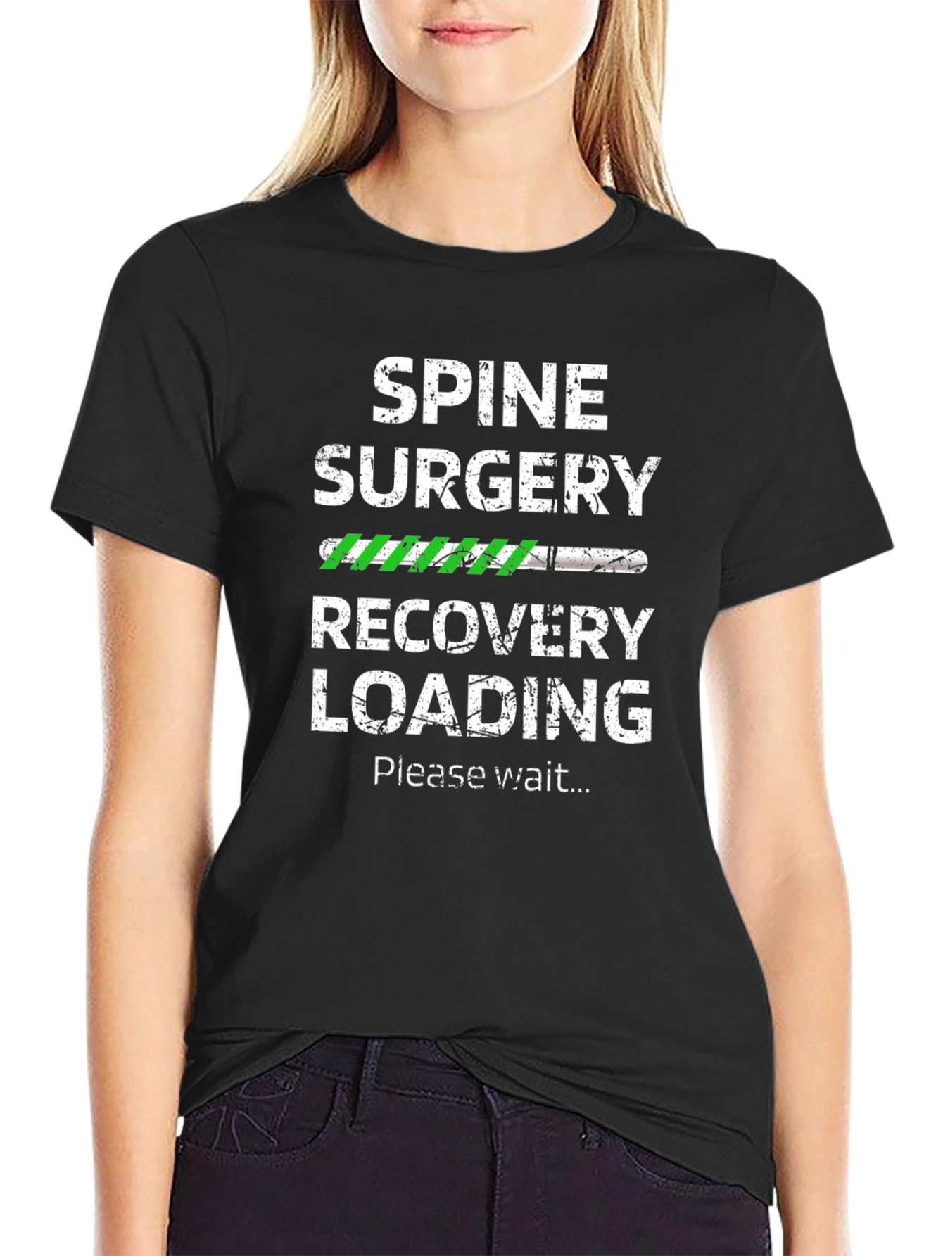 Spine Surgery Recovery Loading T-Shirt