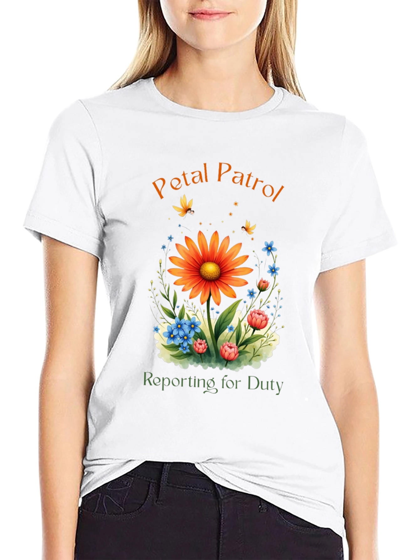 Petal Patrol T-Shirt - Floral Duty Tee