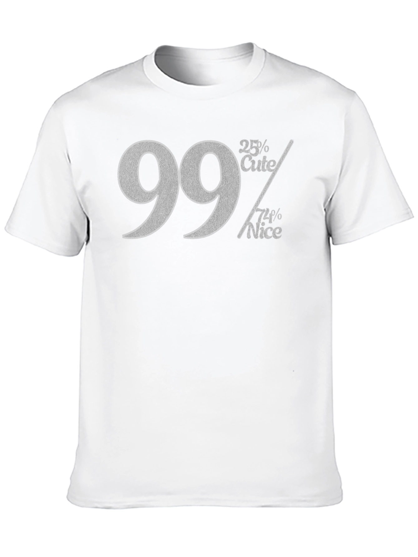 99% Cute Nice Graphic Novelty Mens T-Shirt