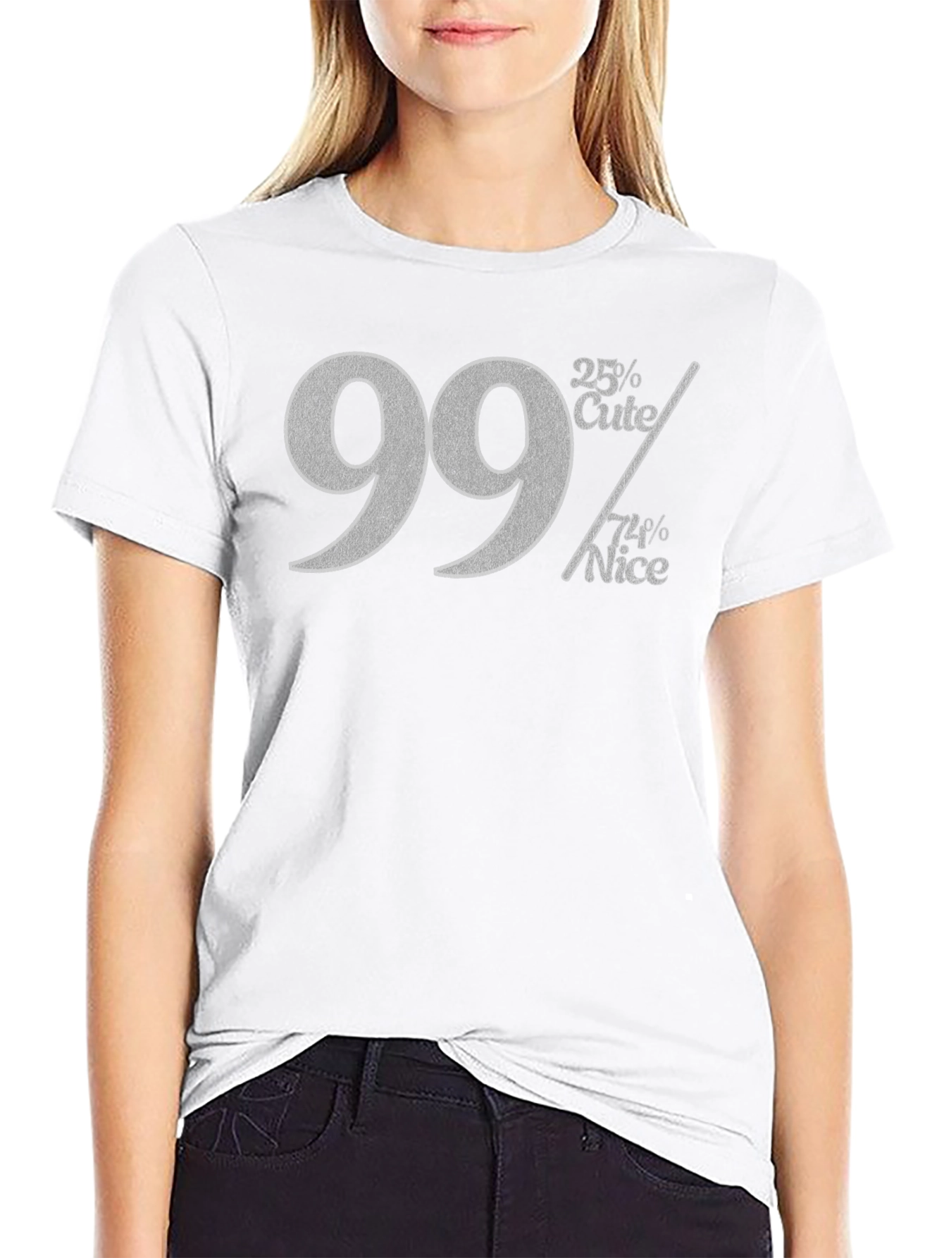 99% Cute Nice Graphic Novelty Mens T-Shirt