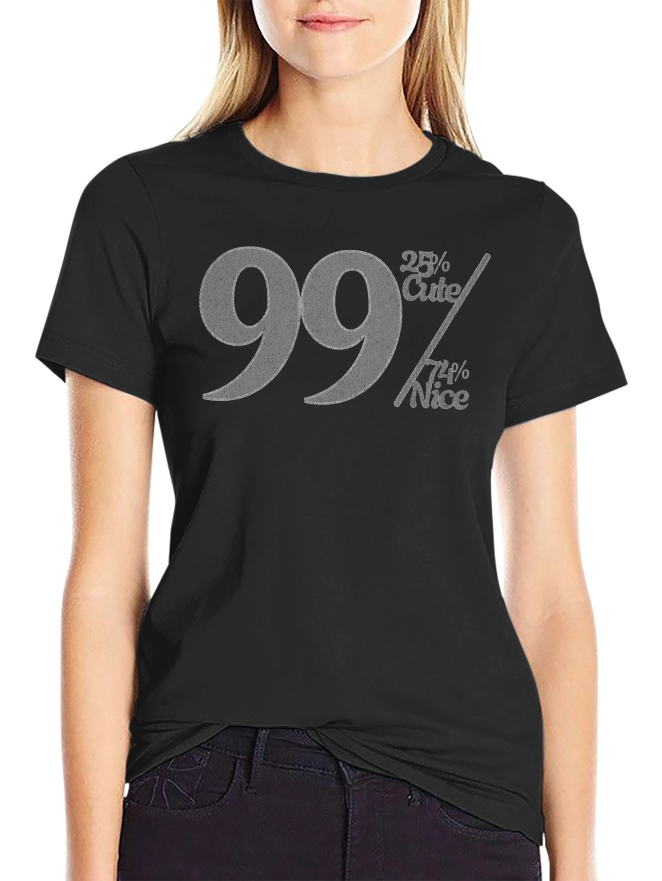 99% Cute Nice Graphic Novelty Mens T-Shirt