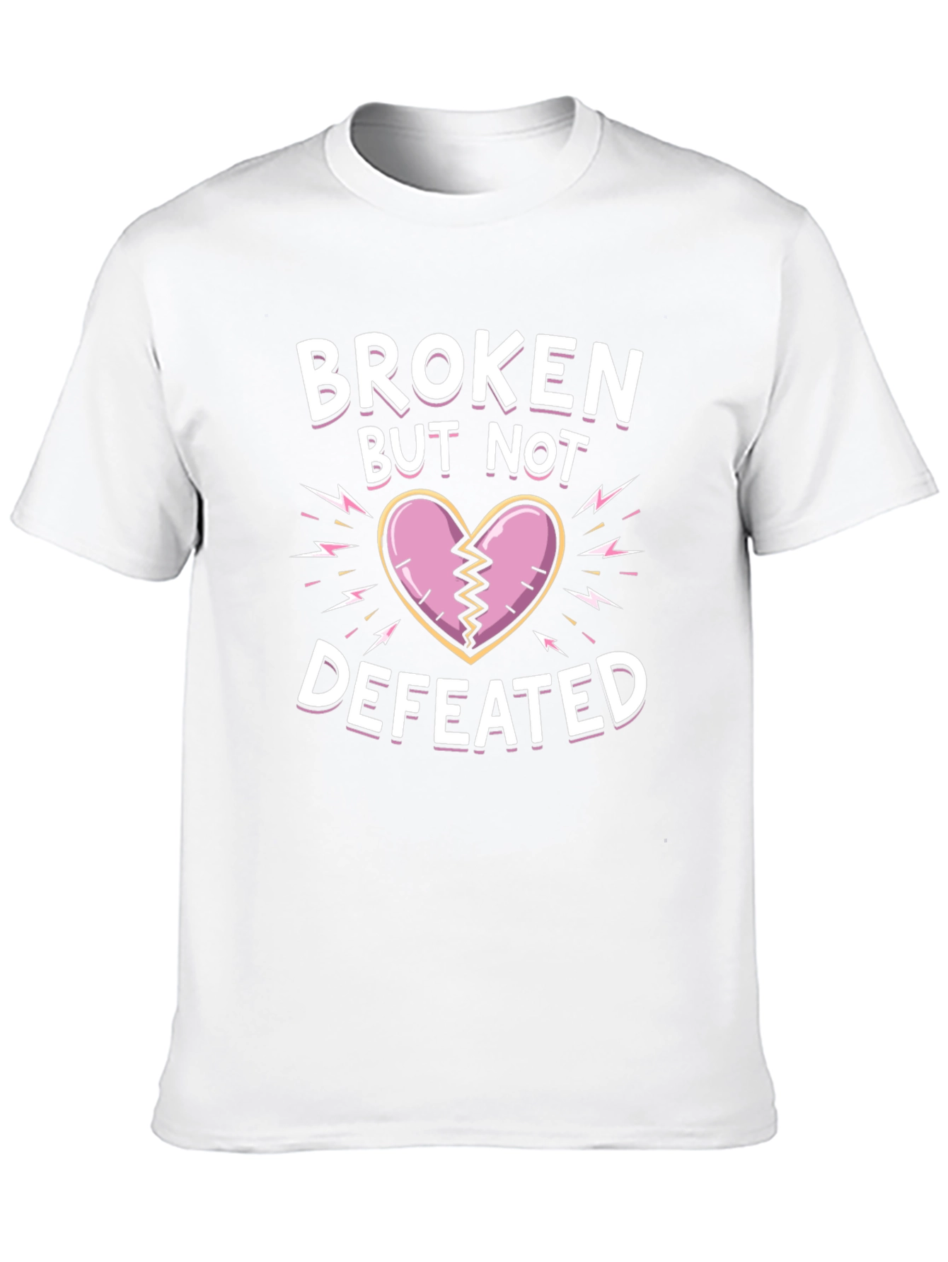 Broken But Not Defeated Graphic Tee