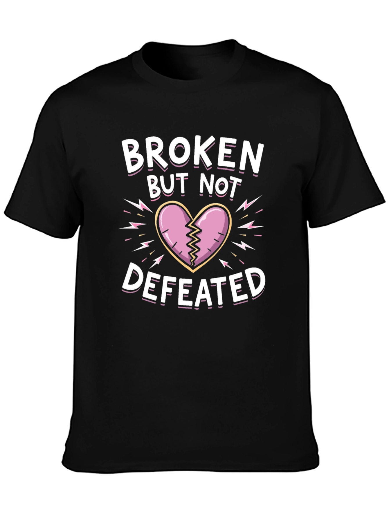 Broken But Not Defeated Graphic Tee