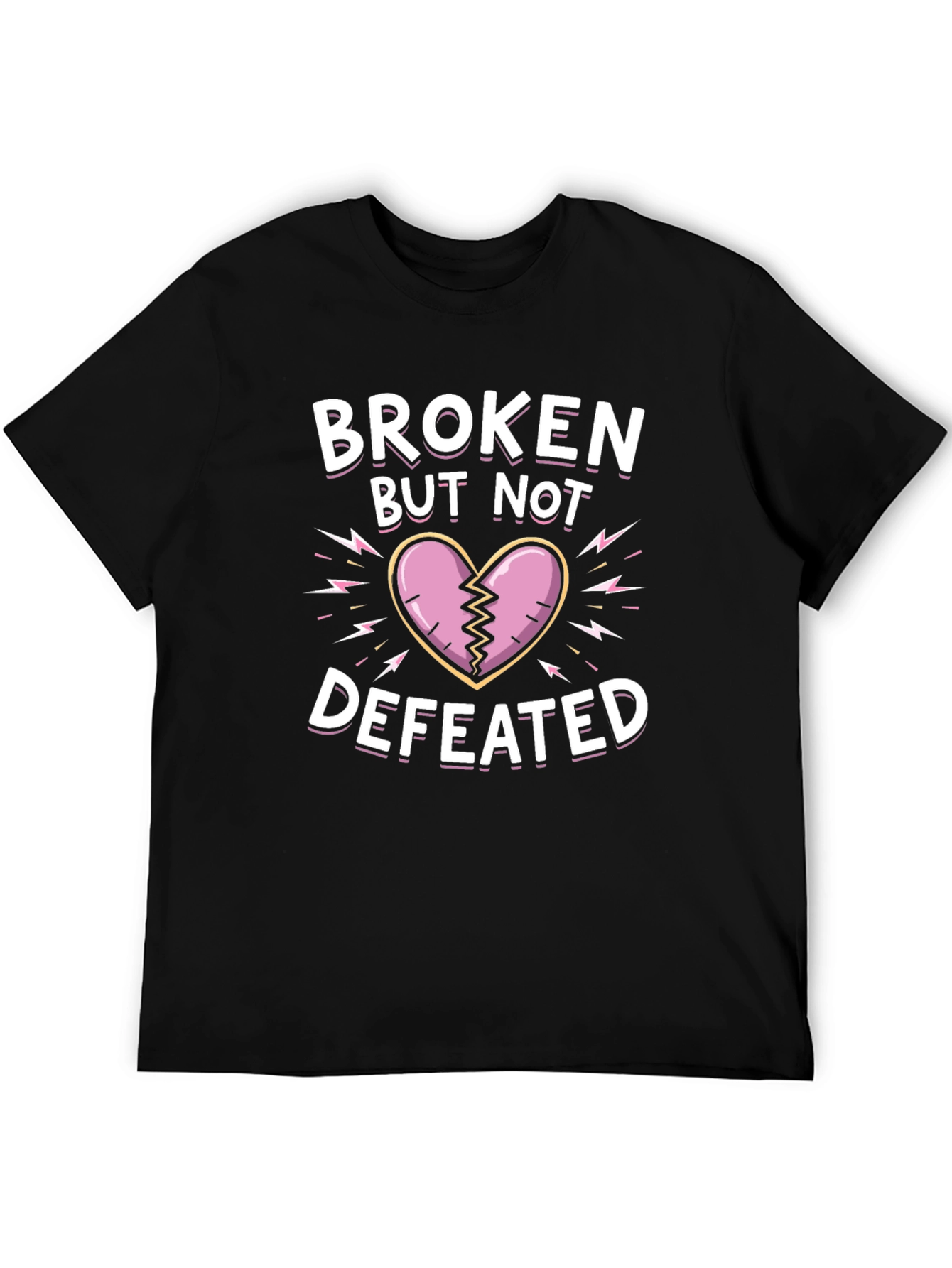 Broken But Not Defeated Graphic Tee
