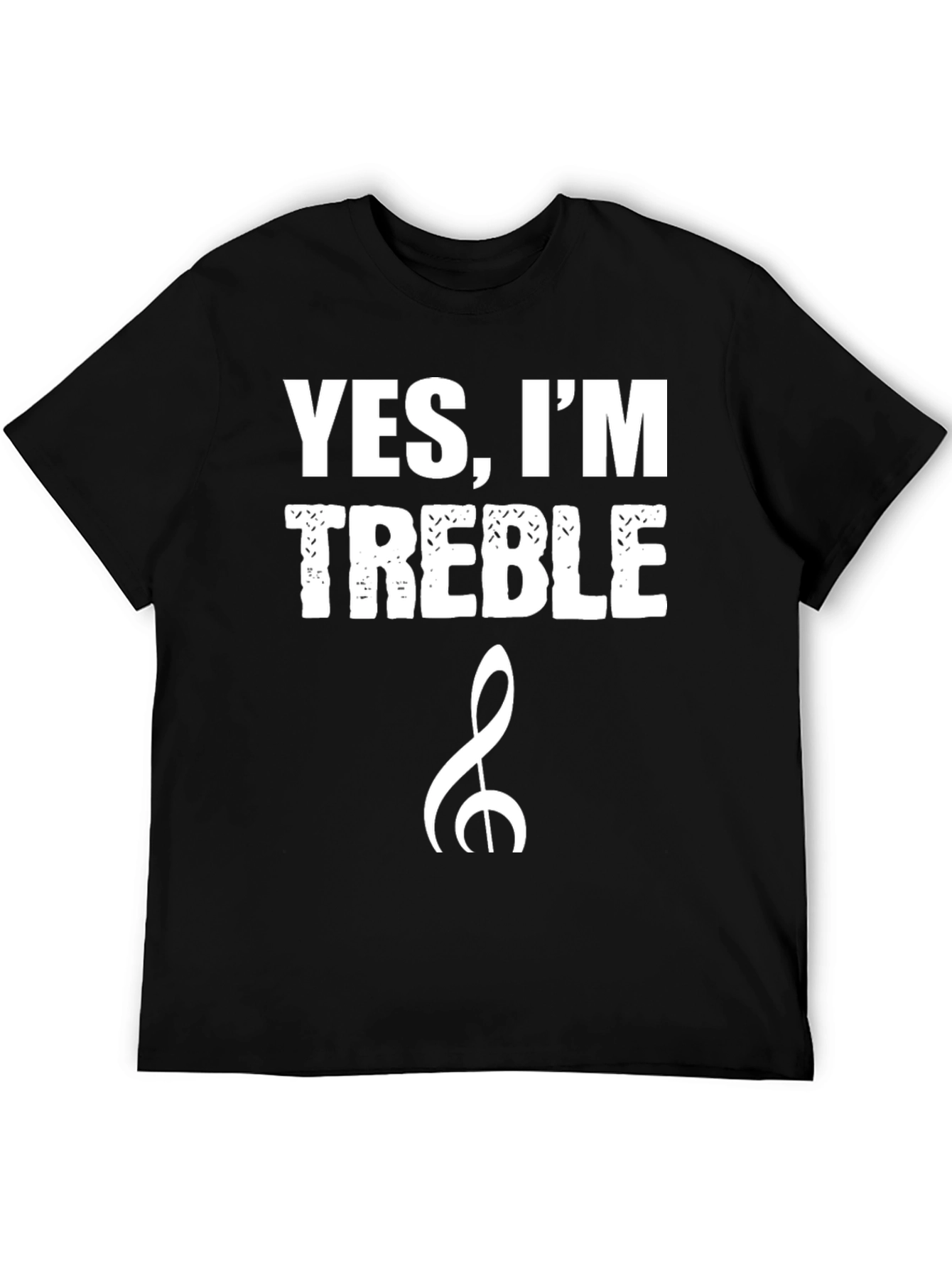 Funny Music Lover Treble Clef Graphic T-Shirt