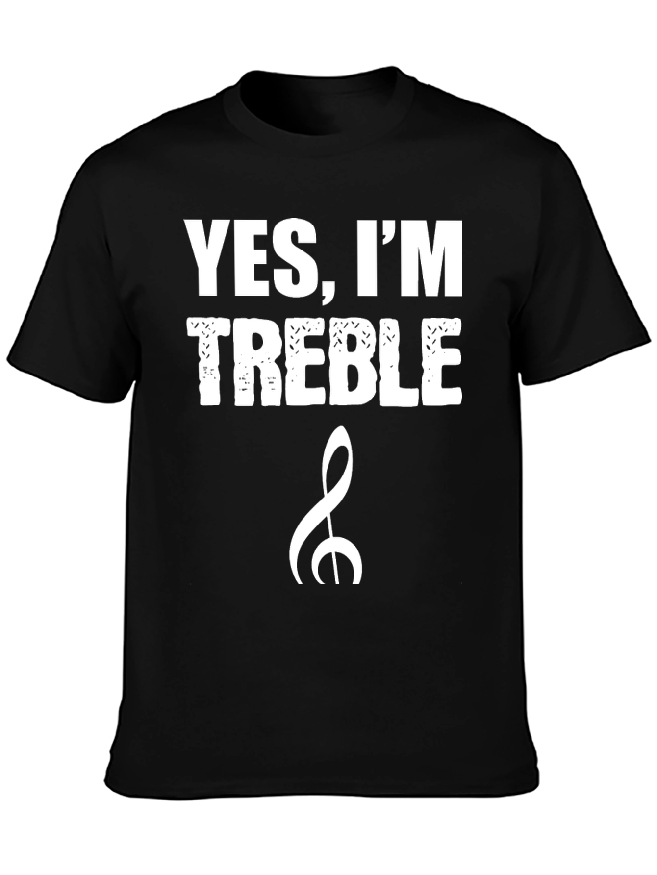 Funny Music Lover Treble Clef Graphic T-Shirt