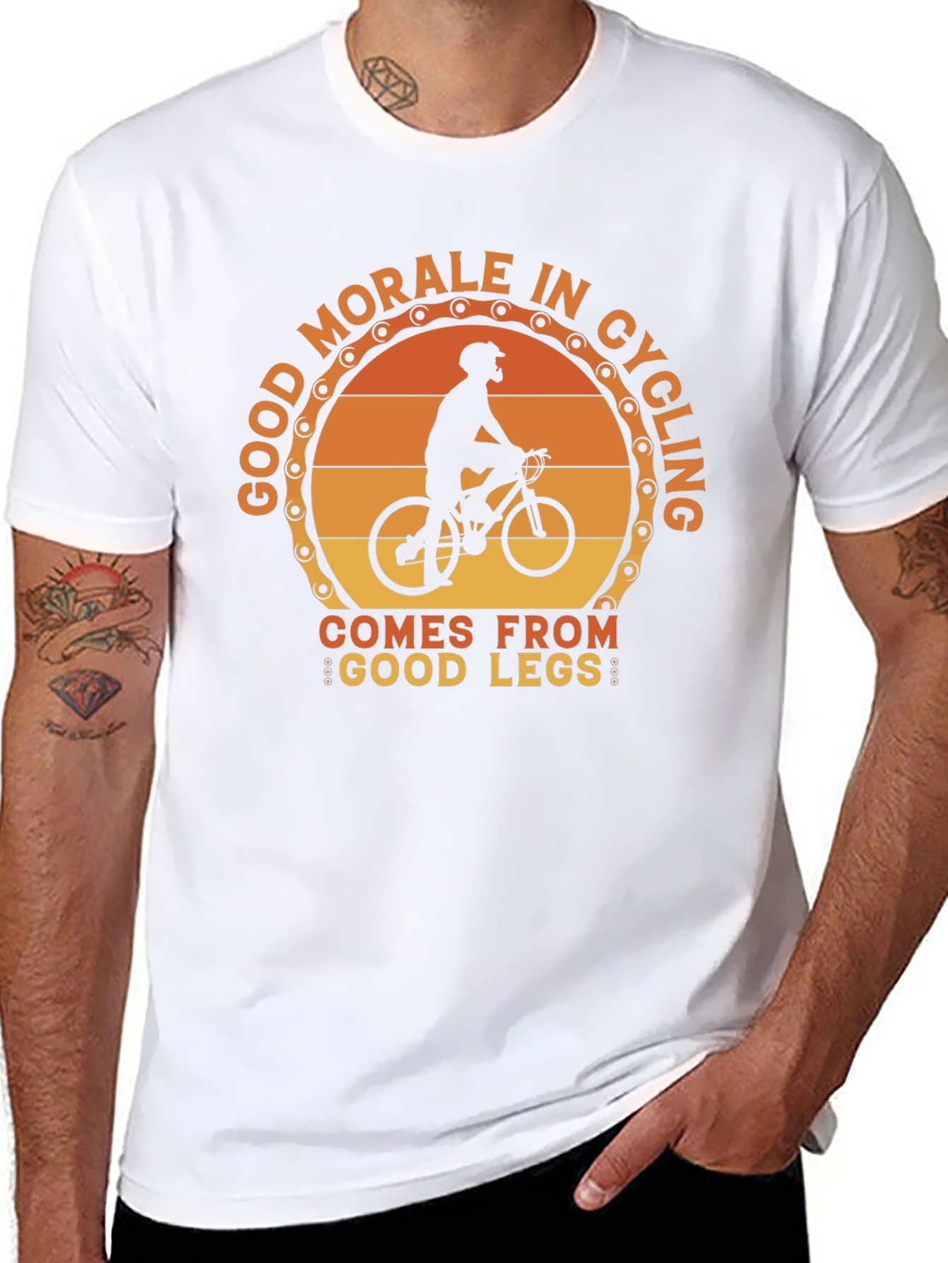 Cycling Morale Graphic T-Shirt