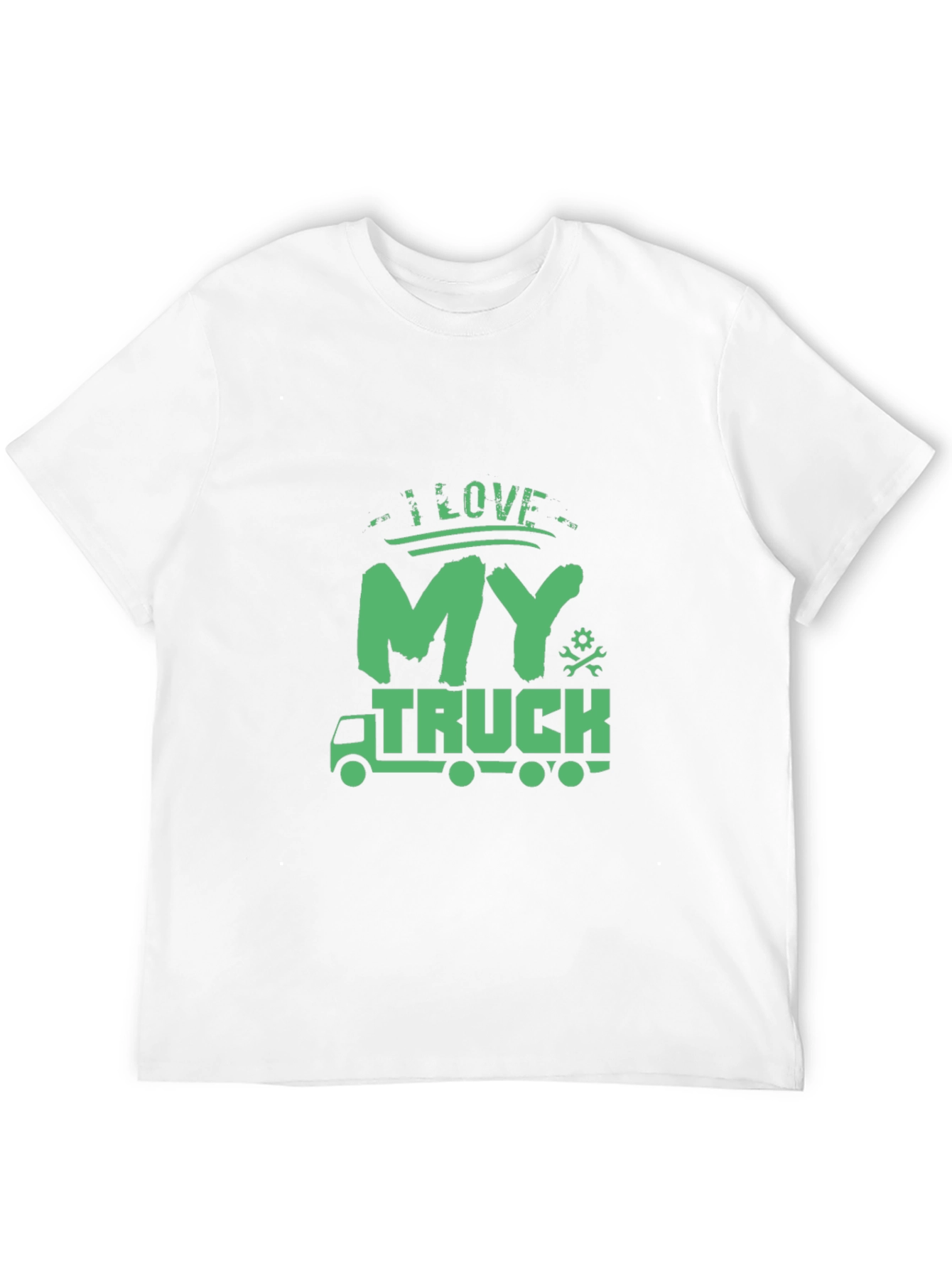 I Love My Truck Graphic Tee - Black