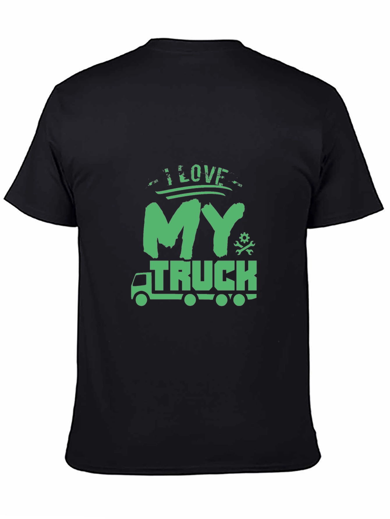 I Love My Truck Graphic Tee - Black