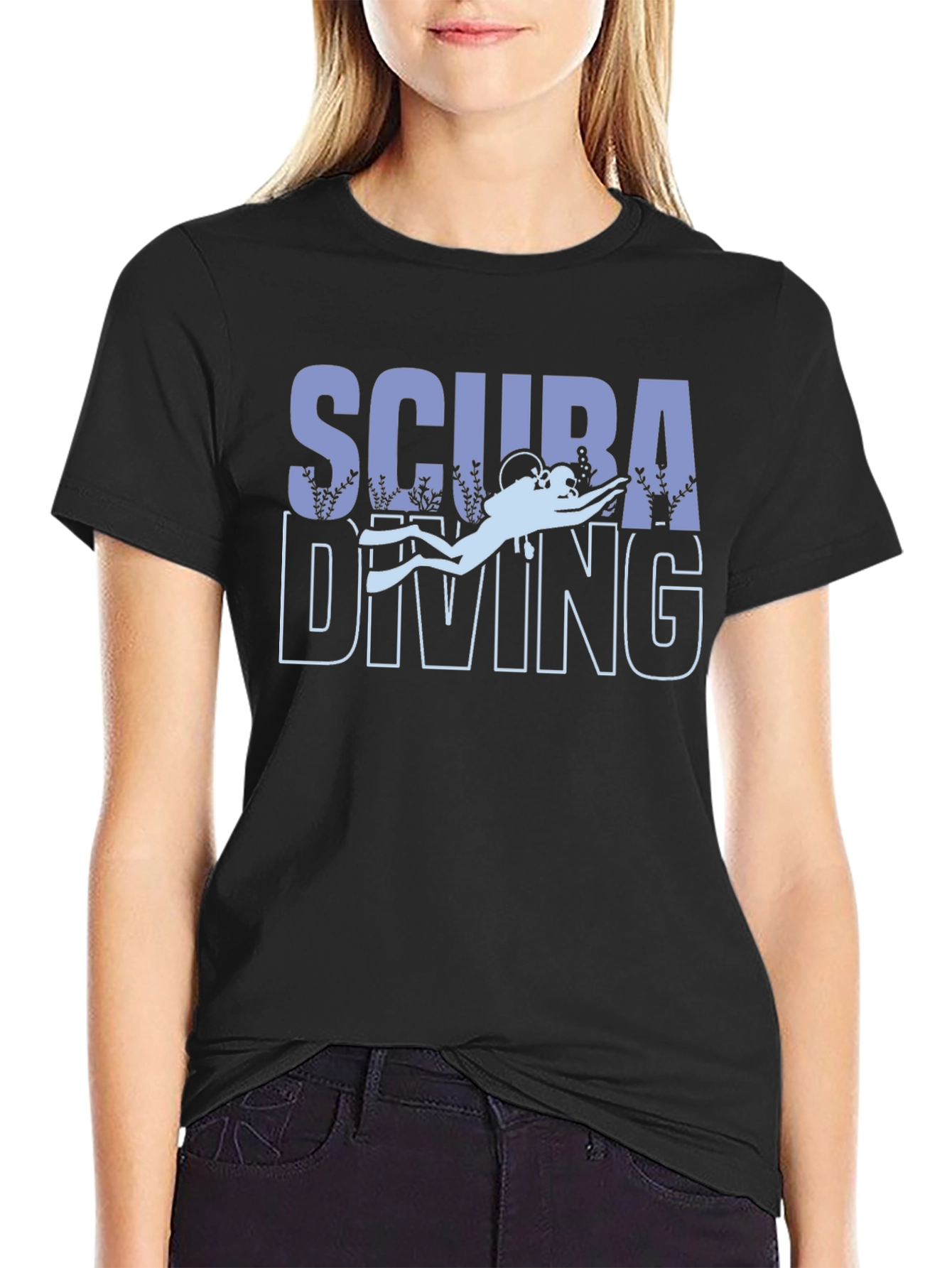 Scuba Diving Graphic Tee - Diver T-Shirt