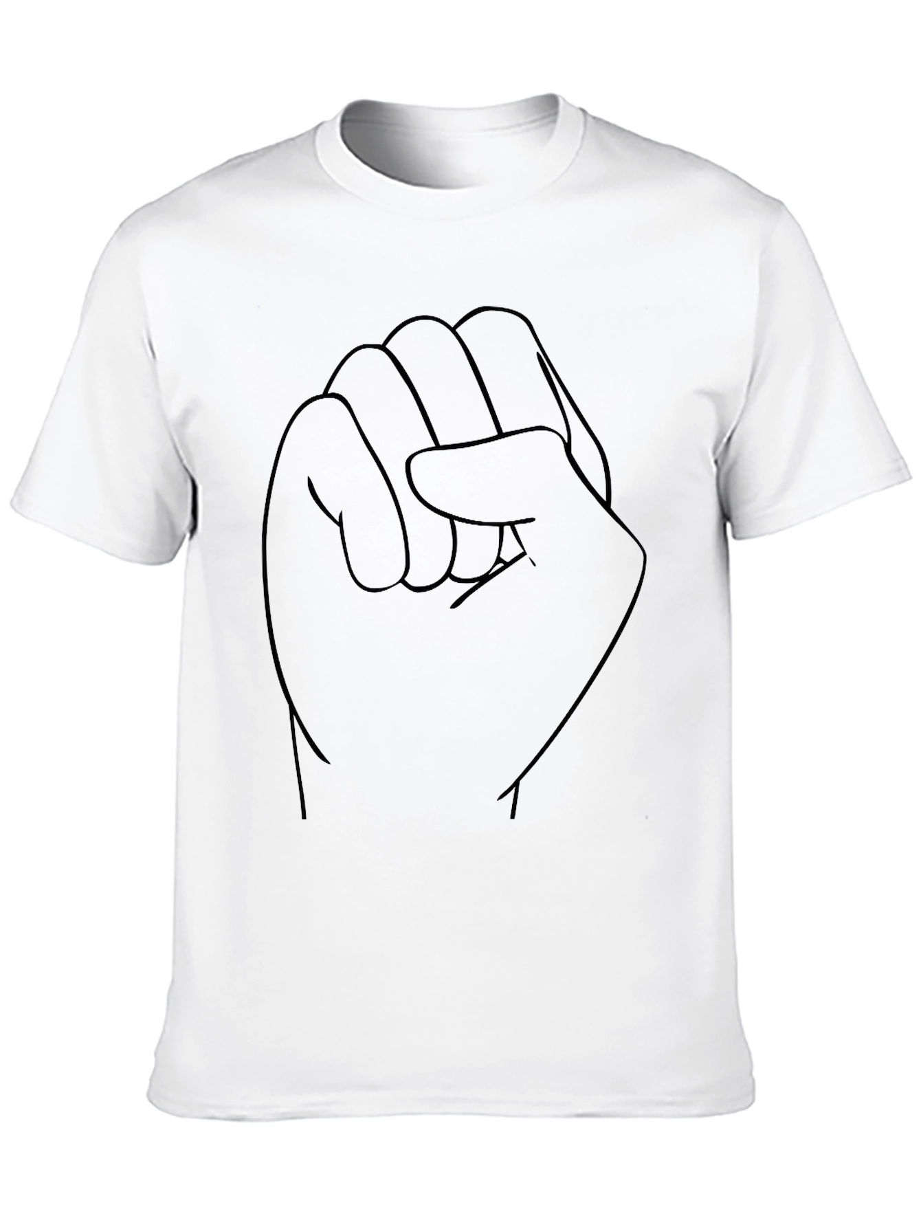 Black Fist Graphic Tee - Solidarity Statement T-Shirt