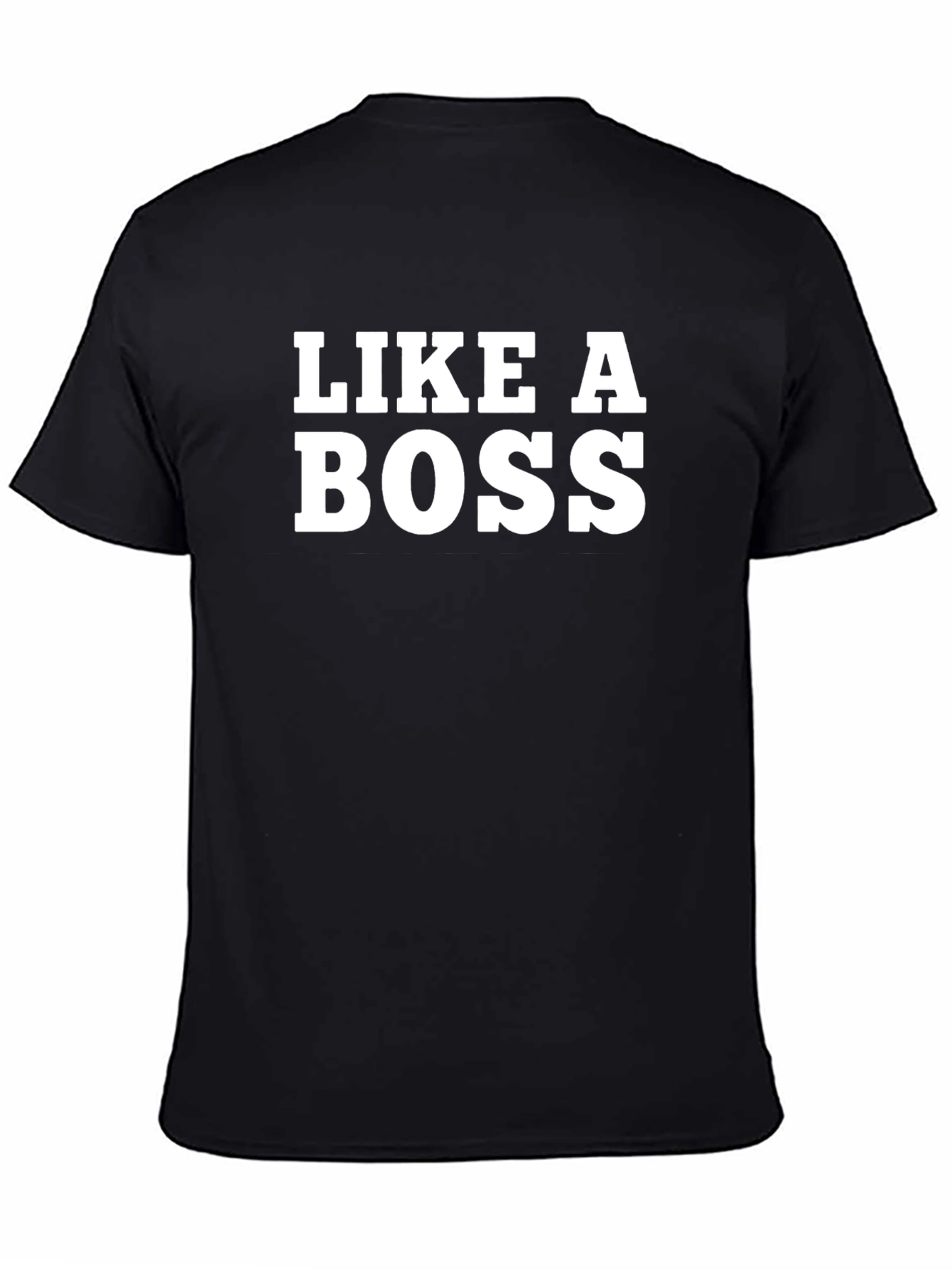 Like a Boss Graphic Tee - Mens Black T-Shirt