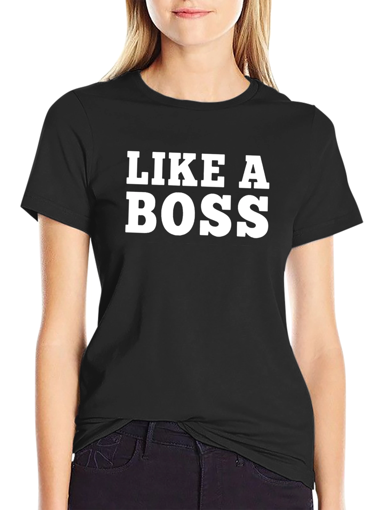 Like a Boss Graphic Tee - Mens Black T-Shirt