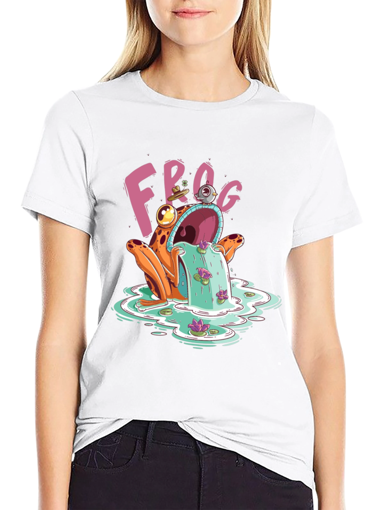 Frog Water Fountain T-Shirt