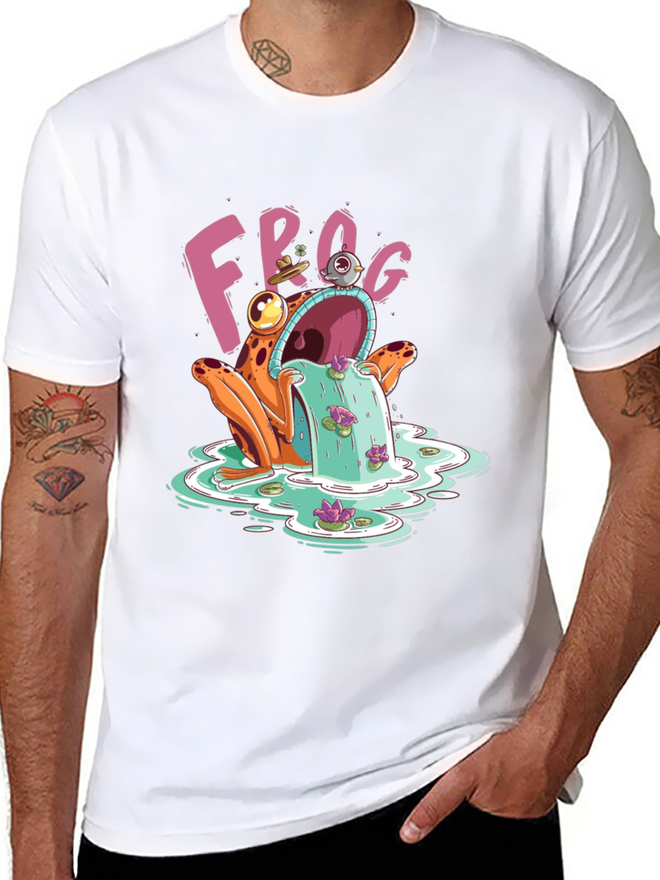 Frog Water Fountain T-Shirt