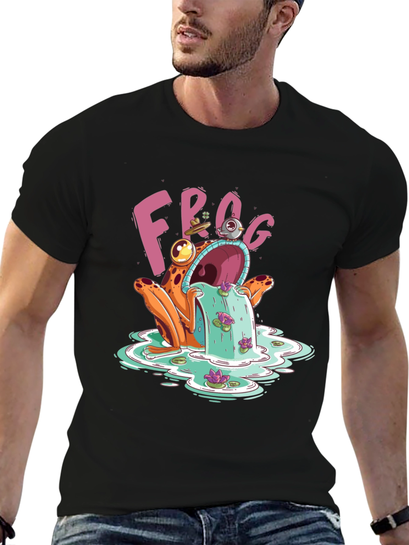 Frog Water Fountain T-Shirt