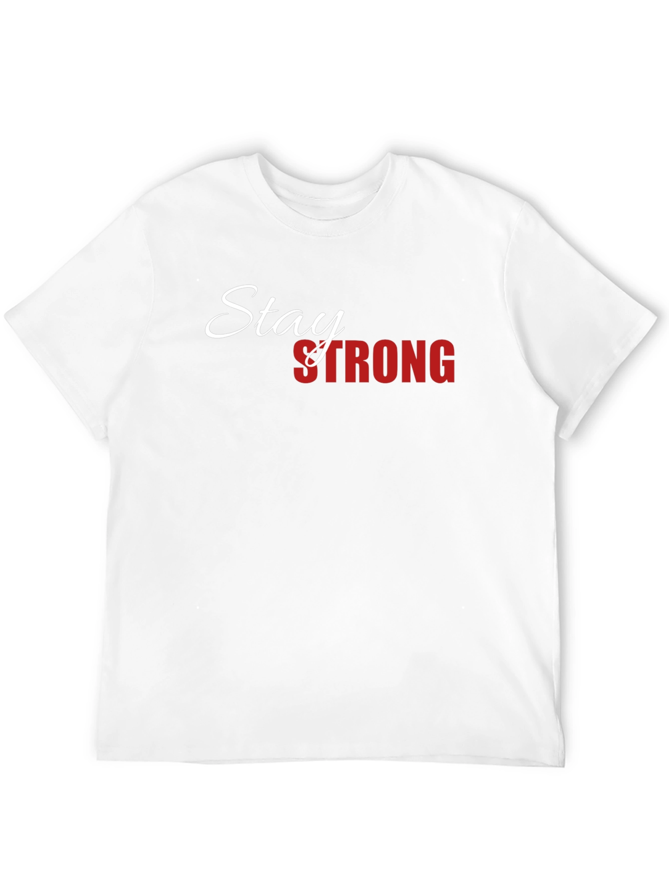 Stay Strong Graphic T-Shirt - Black