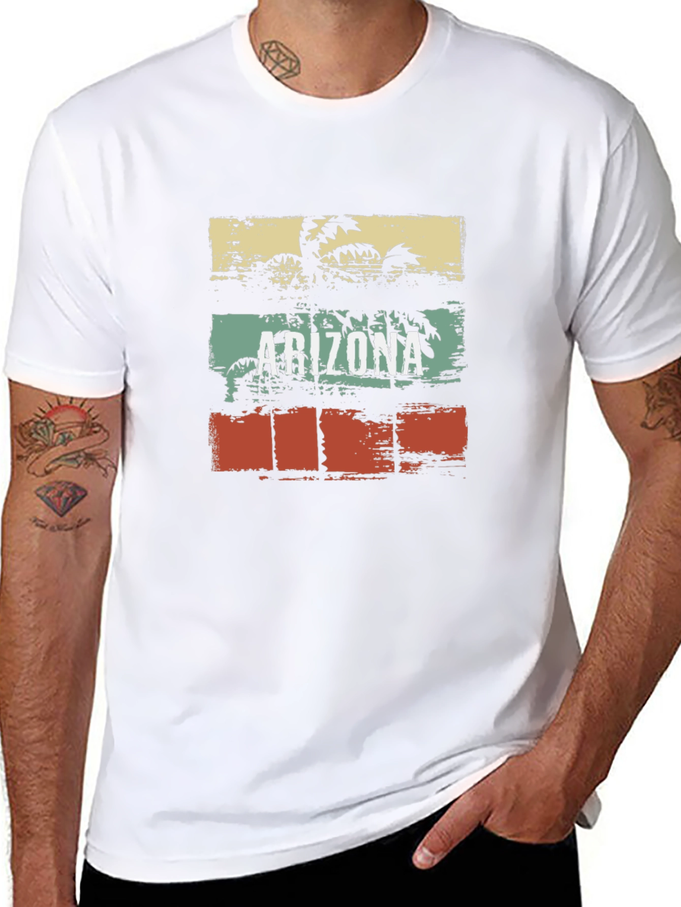 Arizona Palm Tree Graphic T-Shirt