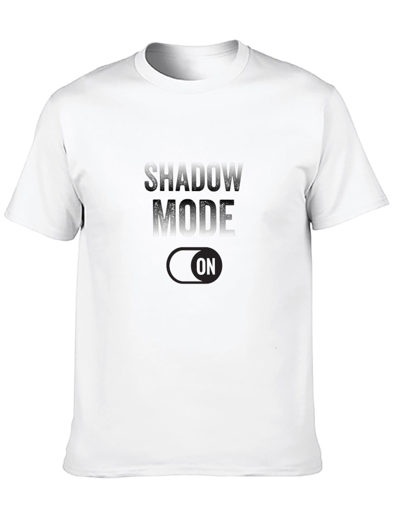 Shadow Mode On Black T-Shirt